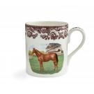 Spode Woodland Horses Mug, Thoroughbred