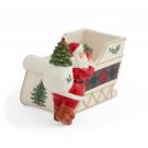 Spode Christmas Tree Figural Santa Sleigh Candy Jar