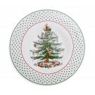 Spode Christmas Tree Polka Dot Cake Plate