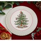 Spode Christmas Tree Polka Dot Cake Plate