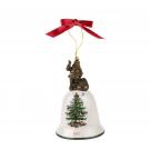 Spode 2023 Christmas Tree Santa Annual Bell Dated Ornament