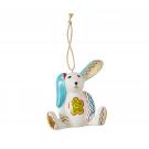 Kit Kemp, Spode Minnie Rabbit Patchwork Christmas Ornament