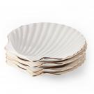 Aerin Shell Appetizer Plates, Set of Four