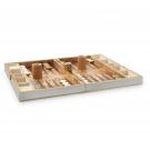 Aerin Shagreen Backgammon Set, Dove