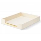 Aerin Shagreen Paper Tray, Cream