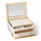 Aerin Luxe Shagreen Jewelry Box, Dove