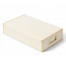 Aerin Shagreen Oversized Match Box, Cream
