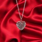 Cashs Ireland, Crystal Ireland's True Heart Pendant Necklace, Small