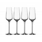 Villeroy and Boch Voice Basic Reims Flute Champagne Glasses, Set of 4