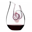 Riedel Curly Mini Decanter, Pink