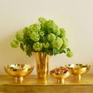 Aerin 9" Sintra Footed Bowl, Gold