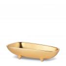 Aerin Valerio footed bowl, Small, Gold