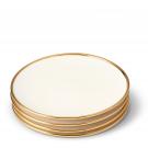 Aerin Elia Plates, Cream, Set of 4, Cream