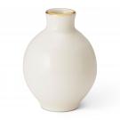 Aerin Sancia Plum Vase, Cream