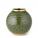 Aerin 6.1" Calinda Round Vase, Forest Green