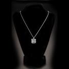 Cashs Ireland, Kerry Bead Crystal Necklace, Sterling Silver Snake Chain, Small