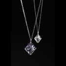 Cashs Ireland, Diamond Newgrange Pendant Crystal Necklace, Large