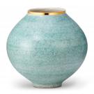 Aerin 9.2" Calinda Moon Vase, Blue Grotto