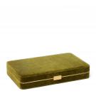 Aerin Velvet Backgammon Set, Moss