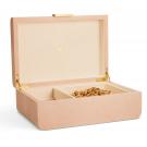 Aerin Modern Shagreen Large Jewelry Box, Blush