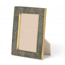 Aerin Classic Shagreen Frame, Chocolate 4x6"