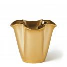 Aerin 4.5" Gilded Clover Vase, Gold
