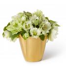 Aerin 4.5" Gilded Clover Vase, Gold