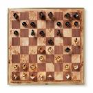 Aerin Shagreen Chess Set, Cream