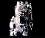 Baccarat Crystal, Fantome Single Light Chandeliere By Arik Levy