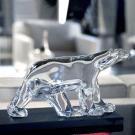 Baccarat Crystal Polar Bear Sculpture