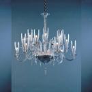 Baccarat Crystal, Mille Nuits Clear 18 Light Chandelier, With Lighted Bowl For Hurricane