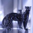 Baccarat Crystal, Panther Large, Midnight Limited Edition, 99 Pieces