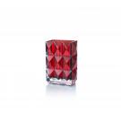 Baccarat Crystal, Louxor 8" Vase, Red
