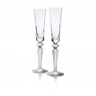 Baccarat Crystal, Mille Nuits Flutissimo Flutes, Clear, Pair