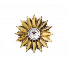 Baccarat Crystal, Heritage Georges Chevalier Golden Sun Crystal Clock, Limited Edition