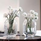 Baccarat Crystal Octogone 10" Vase, Clear