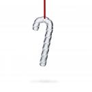 Baccarat 2022 Candy Cane Ornament, Clear