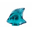 Lalique Turquoise Fish Sculpture