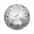 Waterford MLB Baltimore Orioles Crystal Baseball Paperweight