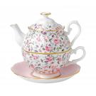 Royal Albert New Country Roses Tea Party Rose Confetti Tea For One