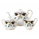 Royal Albert 100 Years 1910 Teapot, Sugar and Creamer Set Duchess