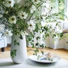 Wedgwood China 11.8" White Folia Tall Vase