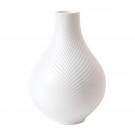 Wedgwood China White Folia Bulb 9" Vase