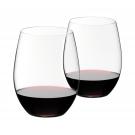 Riedel O Stemless, Cabernet, Merlot Wine Glasses, Pair