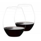 Riedel O Big O Syrah Stemless Wine Glasses, Pair
