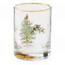 Spode Christmas Tree Glassware Set Of 4 Double Old Fashioned Glasses