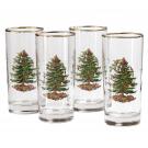 Spode Christmas Tree Glassware Set Of 4 Highball Glasses