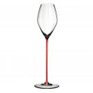 Riedel High Performance Champagne Glass, Single Red