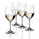 Riedel Vinum Chardonnay, Viognier Wine Glasses Gift Set, 3+1 Free