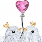 Swarovski Love Birds Couple Pink Heart